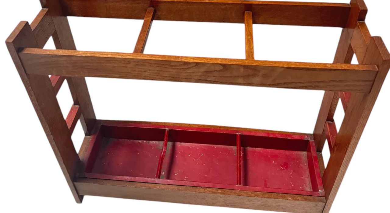 Art Deco Modernist Umbrella Stand by P.E.L. Izeren for De Genneper Molen, 1920s